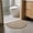 A, variant on NWOKYZGH Non-Slip Bath Mat with Rubber-Backing, Braided Absorbent Machine Washable Thin Rug, Quick Dry, Fits Under Door, for Bathroom Floor
