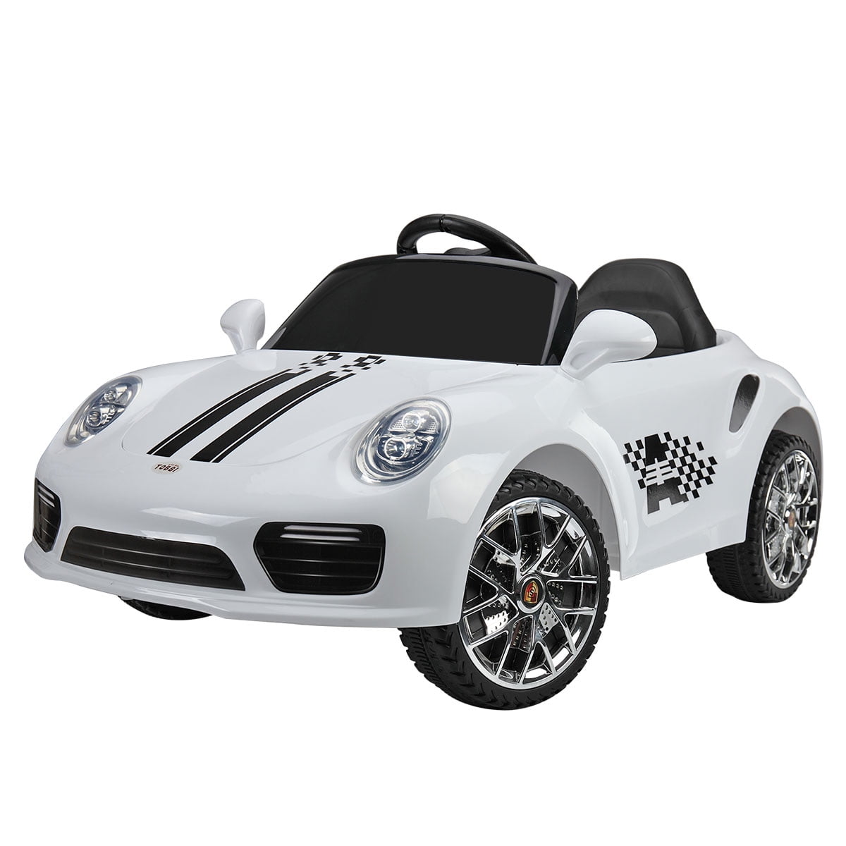 Details about   Kids Ride On Car Children Gift Toys Electric w Remote Control MP3 Black RC 6V