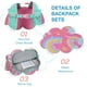 thumbnail image 5 of Mochila mommore Rainbow para niñas escolares de 3 a 13 años, resistente al agua, 5 of 7