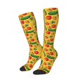 thumbnail image 2 of Haiem Colorful Vegetables Socks, Funny Novelty Crazy Design Cotton Socks Sports Socks Knee High Socks For Men, Women,1Pairs - Gift For Working Friends, 2 of 8