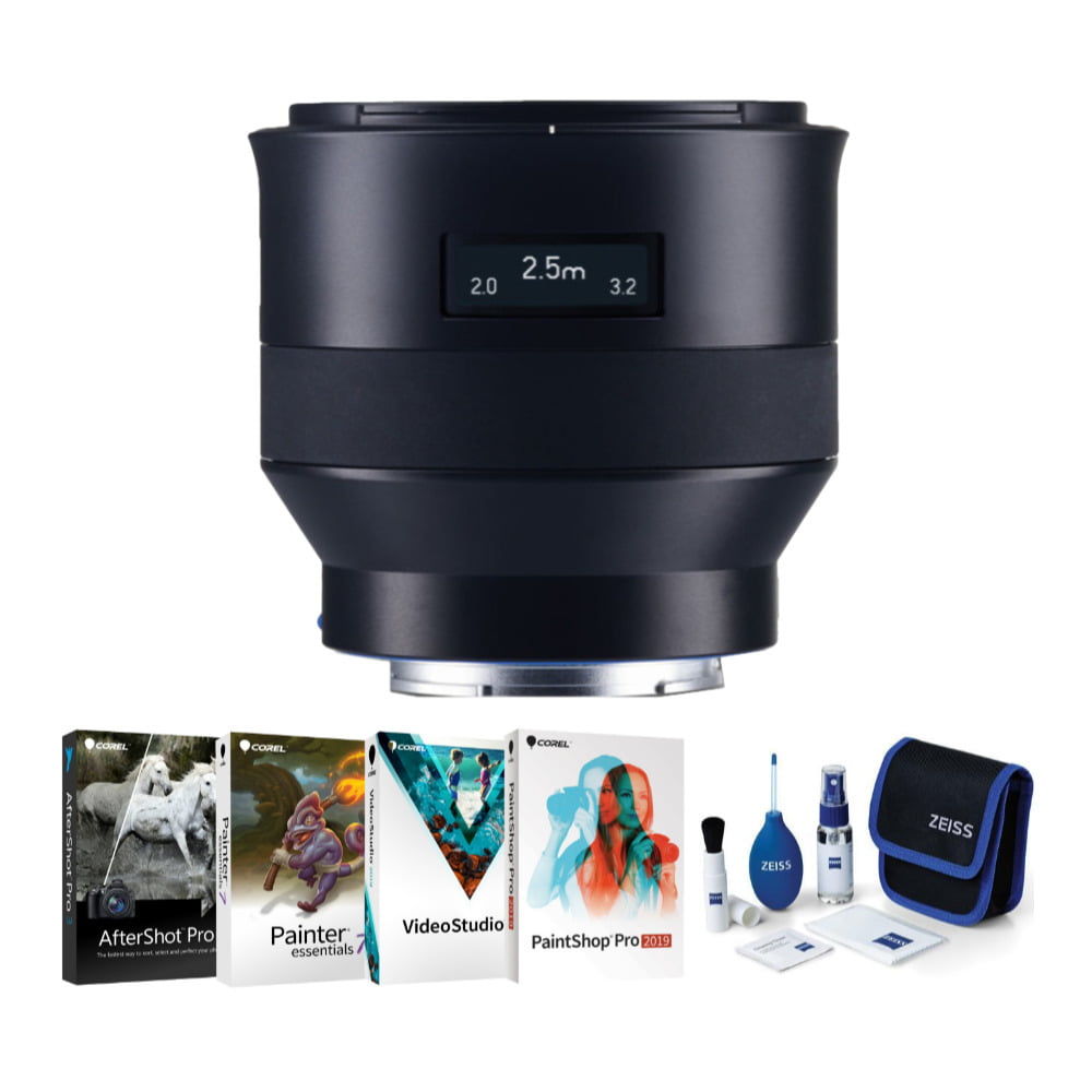 Zeiss Batis 25mm f/2 Lens for Sony E Mount with Corel Software and Cleaning  Kit - Walmart.com