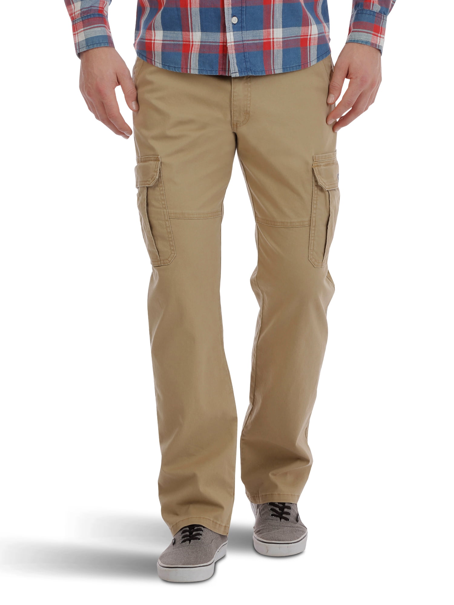 Wrangler - Men's Relaxed Fit Cargo Pant with Stretch - Walmart.com