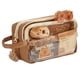 thumbnail image 3 of Estuche para lápices Capybara con compartimentos, bolsa de papelería, bolsa para bolígrafos transparente con colgante adhesivo para oficina, universidad y escuela, 3 of 9