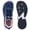 RoseBlue, variant on Women's Wide Toe Box Air Cushion Walking Shoes Orthotic Arch Support Sneakers Plantar Fasciitis