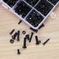 thumbnail image 3 of 560 Pcs Nuts and Bolts Assorted Set, Black Hex Socket Head Cap Screws Bolts and Nuts Kit,M3/M4/M5 Machine Hex Bolts and Nuts Assortment Kit, 3 of 5
