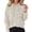 Beige, variant on Yuhangmm Women Sweatshirt Knit Hoodie for Soft Fit Long Sleeve Sweatshirt with Stud Details for Autumn Winter Wear with Unique Stud Detail Grey S