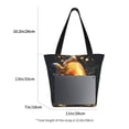 thumbnail image 3 of Fotbe Golden Koi And Treasure Bolsa de Playa con Estampado, Bolsa de Hombro, Bolsa de Mano Espaciosa, Bolsa de Viaje Ligera, Bolsa de Compras Versátil, 3 of 6