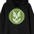 thumbnail image 7 of Halo Infinite UNSC Emblem Long Sleeve Men's Black Hooded Sweatshirt-XL, 7 of 7