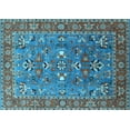 thumbnail image 1 of Ahgly Company Indoor Rectangle Oriental Light Blue Industrial Area Rugs, 7' x 9', 1 of 4