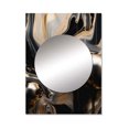 thumbnail image 2 of Designart "Journey Through Marble Gold and Black III" Abstract Marble Mirror Wall Decor - Modern Gold Abstract Hallway Wall Mirror Art - 40" x 30" Inch, 2 of 5