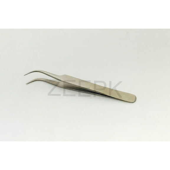 New Stainless Steel Curved Eyelash Extention Tweezer Tool