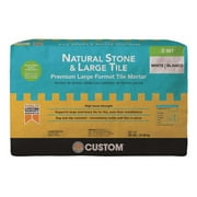 CUSTOM BUILDING PRODUCTS, INC. MGMM50 Natural Stone and Large Tile 50 lb. White Premium Thinset Mortar