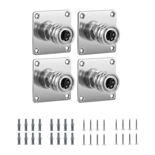 Soporte para cañón de espuma de 1/4" con conexión rápida y resistente varilla de extensión para almacenamiento de herramientas 4 piezas