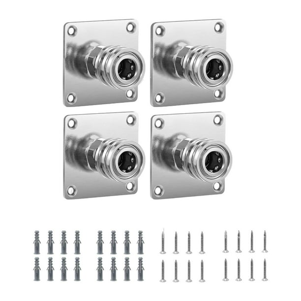 Soporte para cañón de espuma de 1/4" de conexión rápida, organizador universal de accesorios para lavado de autos 4 piezas