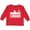 Red, variant on Inktastic London England City Skyline with Grunge Boys or Girls Long Sleeve Toddler T-Shirt