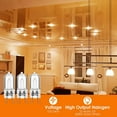 thumbnail image 2 of 20Pcs G9 Halogen Light Bulbs,60W Clear Halogen Lamps Dimmable,Warm White 2800K for Chandeliers,Pendants,Landscape Lights, 2 of 7