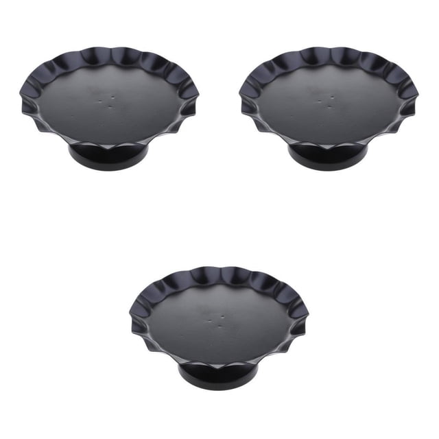 3pcs Cakes Stand Holder for Wedding Birthday Baby Shower Party Decor Black