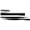 Black, variant on 5 PCS Universal White Car Racing Body Side Stripe Skirt Roof Hood Decal Sticker for All Cars PVC Decal