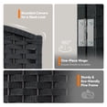 thumbnail image 5 of Jostyle 8 Panel All-Weather Room Divider Privacy Screen, Durable Folding Partition with Sturdy Pine Frame & Premium UV-Resistant Polypropylene Black, Waterproof Windproof Indoor Outdoor Use, 5 of 8