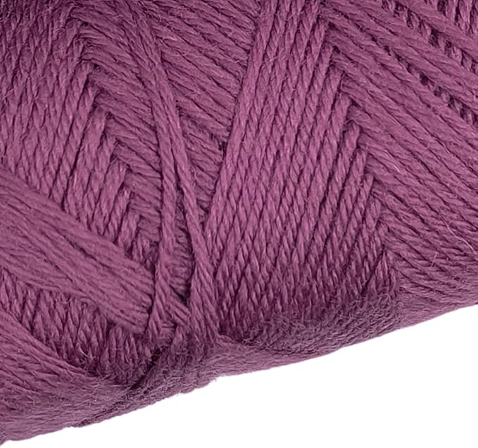 Knnitsilk 100% Merino Wool Yarn-Purple| 200+ Yards| 100gx5 Count |500 Grams |Friendly Handcrafted Material for Knitting, Crochet, and & Weaving