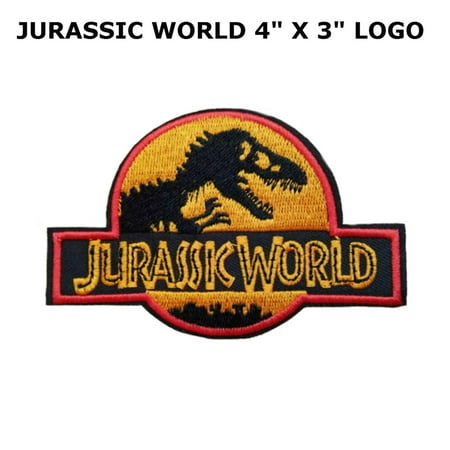 Superheroes Jurassic Park Movie Logo Embroidered Iron/Sew 