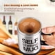 thumbnail image 3 of 400mL Self Stirring Mug with Lid Automatic Stirring Coffee Cup Electric Stainless Steel Self Mixing Coffee Cup for Coffee Milk Cocoa Hot Chocolate Tea, 3 of 5