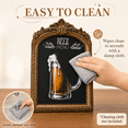 thumbnail image 7 of Framed Tabletop Chalkboard Sign, 7" x 10" Arch Menu Board with Vintage Gold Rustic Frame, Hanging Chalkboard Sign for Cafes, Restaurants, Weddings and Countertop Decor, 7 of 7