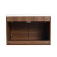 thumbnail image 3 of Brown Bathroom Vanity 30 Inch - Resin Sink & 2 Door Cabinet Engineered Wood For Durability And A Clean Appearance 30" With Doors Long-lasting Mesmerizing Feature, 3 of 7