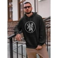 thumbnail image 2 of Griffin Emblem Hoodie Men - Men Hoodie, Black, 2XL, 2 of 4