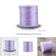 thumbnail image 5 of Cordón de nailon de cola de rata de color violeta claro de 100 m x 0,8 mm para proyectos de macramé y Shamballa, 5 of 5