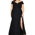 thumbnail image 1 of XSCAPE Womens Sweetheart Gown Dress black 14W, 1 of 1