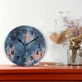 thumbnail image 2 of Yayeee 10" Wall Clock Battery Operated Quartz Round Silent Non-Ticking Home Decor,Trees in The Night, 2 of 6