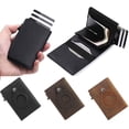 thumbnail image 3 of AirTag Wallet | Trackable Wallet with AirTag Holder | RFID-Blocking Minimalist Leather Wallet | Slim Leather Airtag Wallet - Men and Women| Smart Wallet - AirTag Not Included, 3 of 6