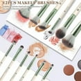 thumbnail image 6 of DUAIU 12-Piece Professional Makeup Brush Set - Premium Synthetic Foundation, Blush, Eyeshadow, Concealer & Lip Brushes Kit with Travel Pouch for Face & Eye Makeup Application, 6 of 8