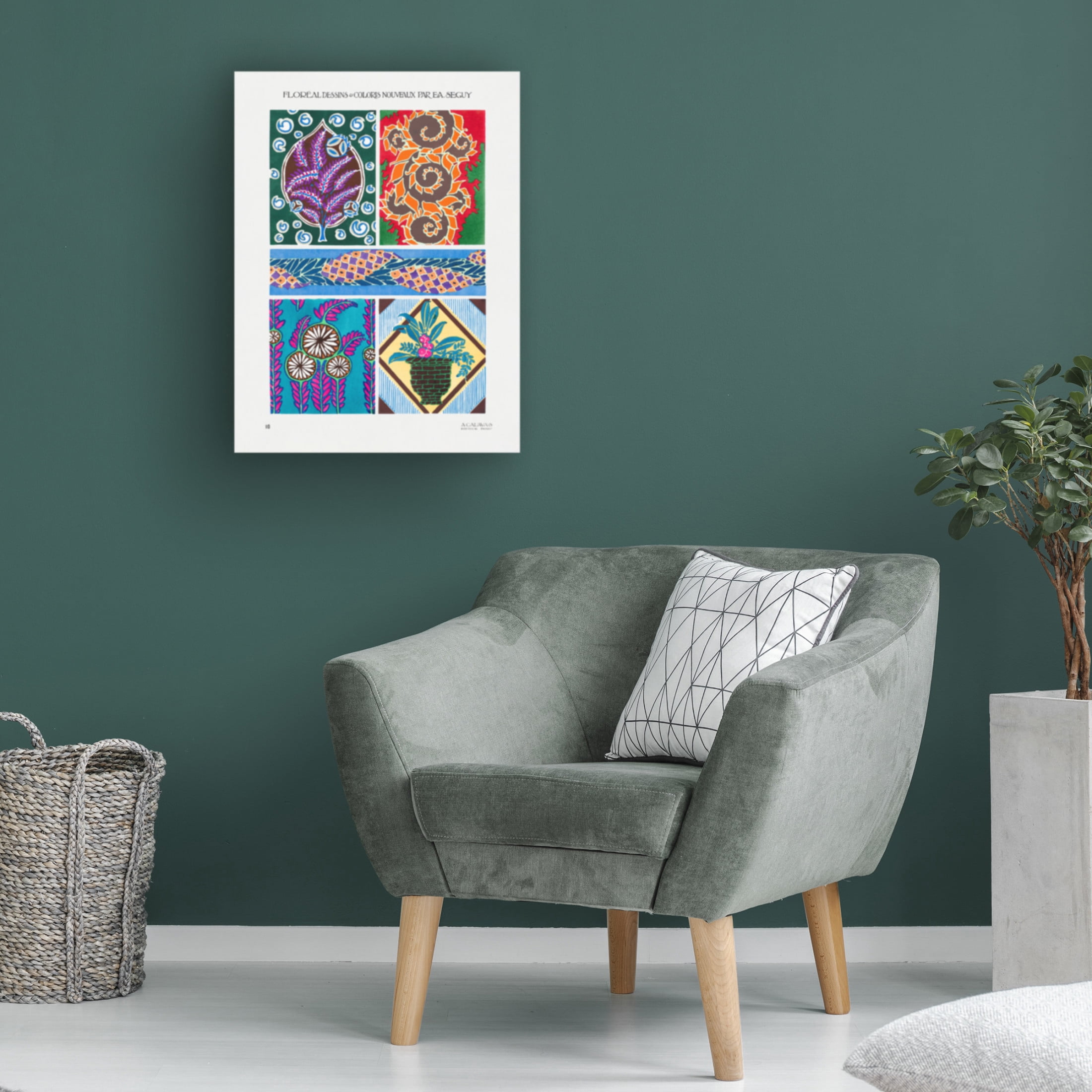 Trademark Fine Art Pictufy   Pattern 10 Canvas Wall Art