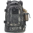 thumbnail image 1 of 60L Large Military Tactical Backpack Army Molle Assault Backpack Men Backpacks Travel Camping Hunting Hiking Expandable Rucksack -1 BLACK MULTICAM, 1 of 5