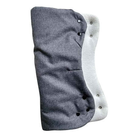 

AIEOTT Fleece Hand Warmers Are Waterproof Windproof And Antifreeze Baby Trolley Gloves
