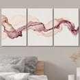 thumbnail image 3 of wall26 Canvas Print Wall Art Pastel Watercolor Magenta Orange Smoke Waves Abstract Shape Illustration Modern Art Decorative Boho Multicolor for Living Room, Bedroom, Office - 24"x36" x 3 Pa, 3 of 5