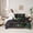 Black Green 01, variant on Manfei Western Tribal Sun Bedding Comforter Set 7-Piece, Mystic Hippie Moon Print King Bedding Sets, Boho Stars Galaxy Reversible Bed Sheets, Lightweight Room Decor