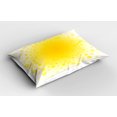 thumbnail image 2 of Ambesonne Yellow Pillow Sham 2 Pack, Sun Abstract, 30"x20", Yellow, 2 of 3
