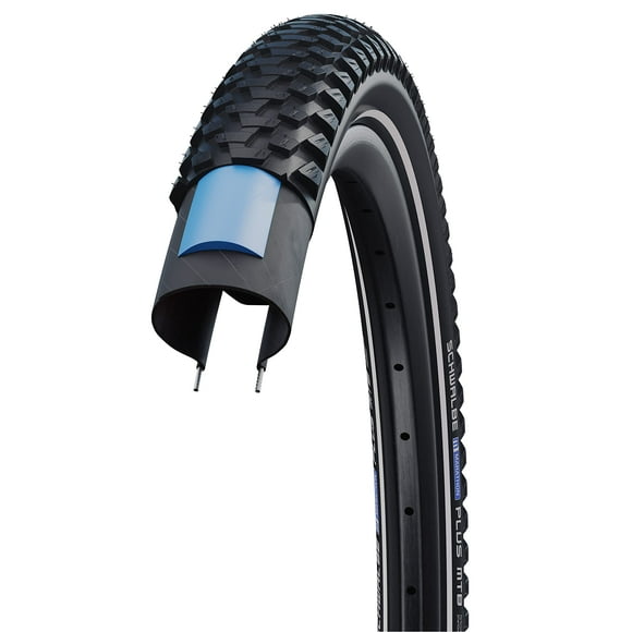 Schwalbe Marathon Plus Mtb Tire - 26 X 2.25 Clincher Wire Black Smartguard Dual Compound