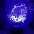 thumbnail image 3 of Figura de acción de One Piece Zoro Luffy Anime Night Lights, LED 3D, 16 colores que cambian, Usopp, Sanji, Chopper, Hancock, regalo de Navidad, 3 of 5