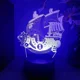 thumbnail image 3 of Figura de acción de One Piece Zoro Luffy Anime Night Lights, LED 3D, 16 colores que cambian, Usopp, Sanji, Chopper, Hancock, regalo de Navidad, 3 of 5