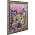 thumbnail image 2 of Trademark Fine Art 'Border Collie Love 2' Canvas Art by Dean Russo, Gold Ornate Frame, 2 of 4