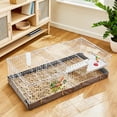 thumbnail image 2 of Vibrant Life Soft Sided Guinea Pig Habitat, Indoor/Outdoor Canvas-Bottomed Pet Cage, White, 48.03" x 27" x14.17", 2 of 8