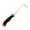 A, variant on Concrete Crevice Weed Puller 12 Inch L Shaped Stainless Steel Crack Weeder Wood Handle Hand Tool