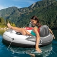 Intex River Run 1 53" Inflatable Floating Water Tube Lake Raft, Red (12