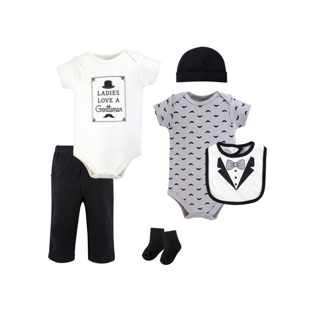 Hudson Baby Layette Set 6pc (Baby Boys)