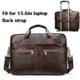 thumbnail image 3 of Men's Briefcases Men's Bags Genuine Leather Handbag for Men Laptop Bag Leather Briefcases Bag Documents Bag Messenger Bag, 3 of 6
