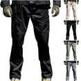 thumbnail image 1 of Styesk Pantalon pour Hommes Pantalon pour Hommes Poche Eau Ripstop Pantalon de Randonnée Léger Cargo Pêche Pantalon Militaire, 1 of 1